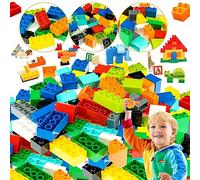 truee Circa 58-61 Pezzi Mattoni Da Costruzione Classici, Mattoni Da Costruzione Compatibili Con Lego, Set Di Mattoni Da Costruzione Grandi, Regali Per Bambini Dai 2 Anni In Su (Colorati)