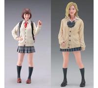 TRUEGRIS 1/12 Kit Modello in Resina di Soldato Agente Donna di Fantascienza Non Verniciato e Non assemblato (2 Persona) //G5Q8Z3