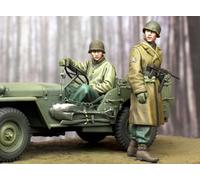 TRUEGRIS 1/35 Kit di figure in resina di piloti statunitensi della seconda guerra mondiale non verniciate e non assemblate (2 figure, veicolo non incluso) //5Q4IX7S
