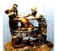 TRUEGRIS 1/35 Kit modello in resa Soldati che si bagnano Seconda Guerra Mondiale non dipinto e non assemblato //o8r6J1