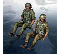 TRUEGRIS 1/35 Kit modello in resina di soldato americano della guerra del Vietnam, non verniciato e non assemblato (2 personaggi) //k5w8Z65