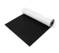 TRUEIN Feltro Autoadesivo in Rotolo 40 x 250 cm, 1mm Feltrini per Mobili e Sedie, Moquette Adesiva per Sedie, Tavoli e Divani, Protezione Pavimenti (Nero)