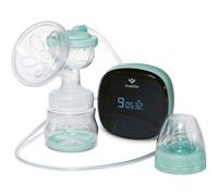 TrueLife Nutrio BP Electric tiralatte elettrico con display, senza BPA (100% silicone), 100 minuti con una carica della batteria, 3 modalità di funzionamento e 9 aspirazioni