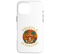 Truffle In Paradise Funny Mushroom Foraging Retro Custodia per iPhone 16 Pro Max