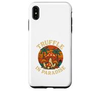 Truffle In Paradise Funny Mushroom Foraging Retro Custodia per iPhone XS Max