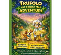 Trufolo and the Forest Map Adventure: Bilingual Spanish-English Story, Activity & Coloring Book for Kids | Mazes, Games, Learning Fun | Ages 4-7