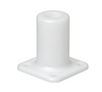 Truine Staffa di montaggio per mangiatoia per uccelli compatibile con mangiatoia per uccelli Smart Bird Buddy | Staffa di montaggio per recinzione/parete/palo (bianco)