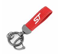 TrUkd Portachiavi Auto Compatibile con per Ford st Line stline STLINE-A - Pelle Metallica - Accessori Regalo per Appassionati di Auto,S-B