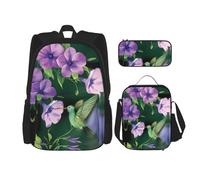 TRUKD Zaino per studenti, borsa a forma di piccolo procione per ragazzi scolastici, zaino da giorno per ragazze, astuccio portapranzo combinazione, Colibrì Verde, Taglia unica, Zaino daypack