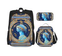 TRUKD Zaino per studenti, la borsa solare per la famiglia per ragazzi della scuola, zaino per ragazze, zaino per matite, borsa per il pranzo combinazione, Dea dell'amore, Taglia unica, Zaino daypack