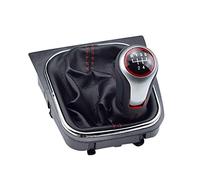 TRULIL 5 marce pomello del cambio auto kit cuffia cambio cambio manuale auto copertura di ricambio con copertura antipolvere per VW Volkswagen Golf 6 MK5 MK6