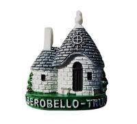 Trulli Alberobello Italia magnete frigorifero souvenir viaggio decorazione frigorifero 3D adesivo magnetico dipinto a mano collezione artigianale