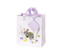 Truly Bunny Small Gift Bag With Ribbon Handles & Tag