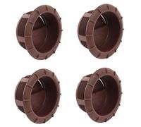 Truma Elemento terminale per tubi di uscita di aria calda 65 mm, con chiusura (4X Marrone)