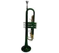 Trumento A Tromba Sib B Tromba Verde Piatta Chiave Dorata Colorata Tromba In Ottone Con Accessori Per Valvole Di Pressione Con Cinturino