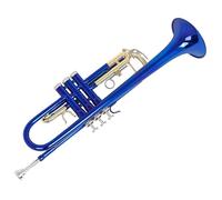 Trumento A Tromba Strumenti In Ottone Tromba In Ottone Si Bemolle Banda Pratica Per Principianti Tromba Professionale(Blue)