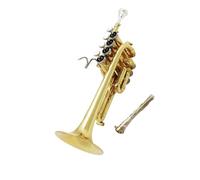 Trumento A Tromba Strumento Portatile In Ottone Con Tromba Piatta Per Tromba Tascabile In Si Tromba