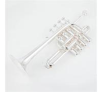 Trumento A Tromba Tromba Professionale Alta In Sib Tromba Piccola Tromba In Ottone Con Superficie Laccata Oro Argento(S)