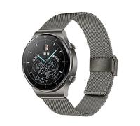 TRUMiRR Cinturino in Acciaio Inossidabile per HUAWEI Watch GT3 46mm/GT 2 Pro/Classic/Active - Maglia Metallica di Ricambio