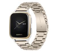 TRUMiRR Cinturino in Metallo Intrecciato Compatibile con Garmin Vivomove Trend/Venu Sq 2 Music/Venu - Acciaio Inossidabile a Sgancio Rapido