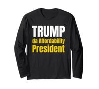 Trump da Affordability President PRO Trump Economy Maglia a Manica