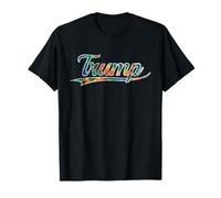 Trump Donald Tie Dye Vintage Varsity Maglietta