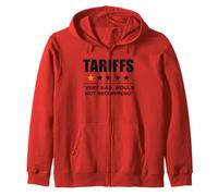 Trump Tariff USA non consiglierebbe tariffe divertenti Felpa con Cappuccio