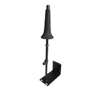 Trumpet Holder, Wind Brass Instrument Display Rack, Space-Saving and Sturdy Stand, Non-Slip Statable Base for Home, Studio, Music Room, Living Room, 16,4 x 8,5 x 23 cm, Black