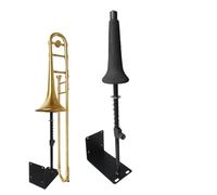 Trumpet Holder, Wind Brass Strumento Rack, Wall Mounted Display Hook, Space Saving Design, Sturdy Metal Construction for Brass Instruments. 6.46x3.35x9.06 Inches