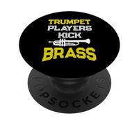 Trumpet Players Kick Brass - Per Trombettiere PopSockets PopGrip Adesivo