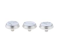 Trumpet Valve Finger Buttons Repair Parts Set Of 3 2 Color Musical Brass Instrument Parts Accessories (Color : White G2, Size : One size)