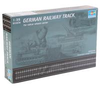 SET BINARI FERROVIARI TEDESCHI TRUMPETER 00213 MAQUETTE 1/35