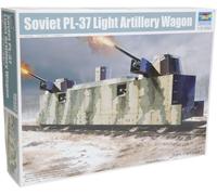 Trumpeter 00222 - Sovietico PL-37 Luce Artiglieria Ferrovia Carro 1/35 Scala T48