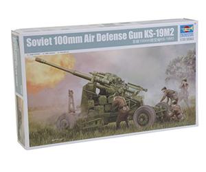 Trumpeter 002349 - Modellino di plastica 1/35 100 mm Aria Difesa Cannone ks19 m2
