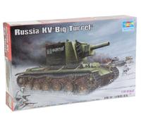 Modello di plastica Carro Armato Russo KV Grande Torretta