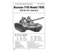 Russian T-55a 1:35 Plastic Model Kit TRUMPETER