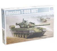 Russian T-80B Mbt Tank 1:35 Plastic Model Kit 5565 TRUMPETER