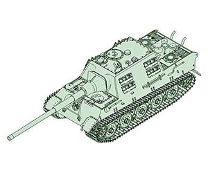 Trumpeter 007165 German JagdTiger with 128 mm Pal 44L-61 - Kit di modellismo, diversi