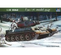 Trumpeter 00905 - 1:16 T-34/76 Soviet Serbatoio (1942) - Nuovo