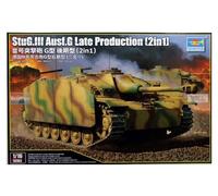 Trumpeter 00947 - Stug.III Ausf.G Late Production (2 in 1) - Scala 1/16 - Scatola di Montaggio in plastica