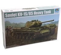 Soviet KV-1S/85 Heavy Tank 1:35 Plastic Model Kit TRUMPETER