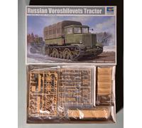 TRUMPETER 01573 - RUSSIAN VOROSHILOVETS TRACTOR - 1/35 PLASTIC KIT