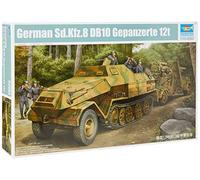 German Sd.Kfz.8 DB10 Gepanzerte 12T Plastic Kit 1:35 Model TRUMPETER