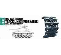 Trumpeter 02037 - 1:35 U.S. T72E1 Cingolo Per M24 Light Tank (Iniziale) - Nuovo