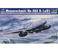 Messerschmitt Me262B1a/U1 Night Fighter Plastic Kit 1:32 Model 2237 TRUMPETER