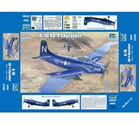 Douglas A-1D AD-4 Skyraider Plastic Kit 1:32 Model 2252 TRUMPETER