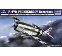 Trumpeter 02262 - 1:32 P-47D RAZORBACK Fighter - Nuovo