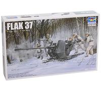 Trumpeter 02310 - Modellino da costruire, Cannone automatico antiaerei tedesco, FlaK 37, 3,7 cm