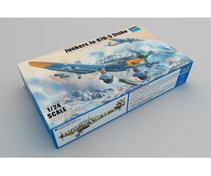 Trumpeter 02424 - 1:24 Junkers Ju-87D-5 Stuka - Nuovo