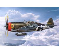 Trumpeter 02427 1/24 P-47D Thunderbolt Razorback Aereo in Kit